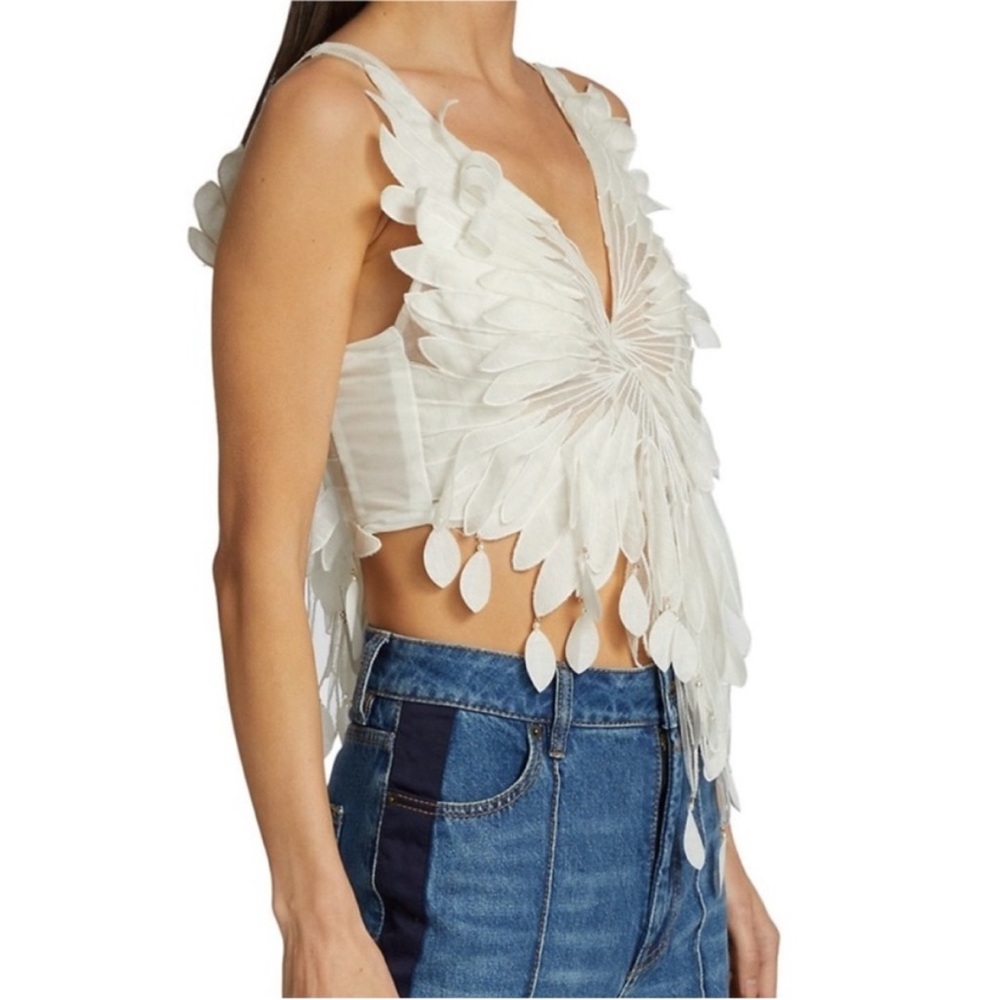 Zimmermann Rhythmic Feather Blouse AU1